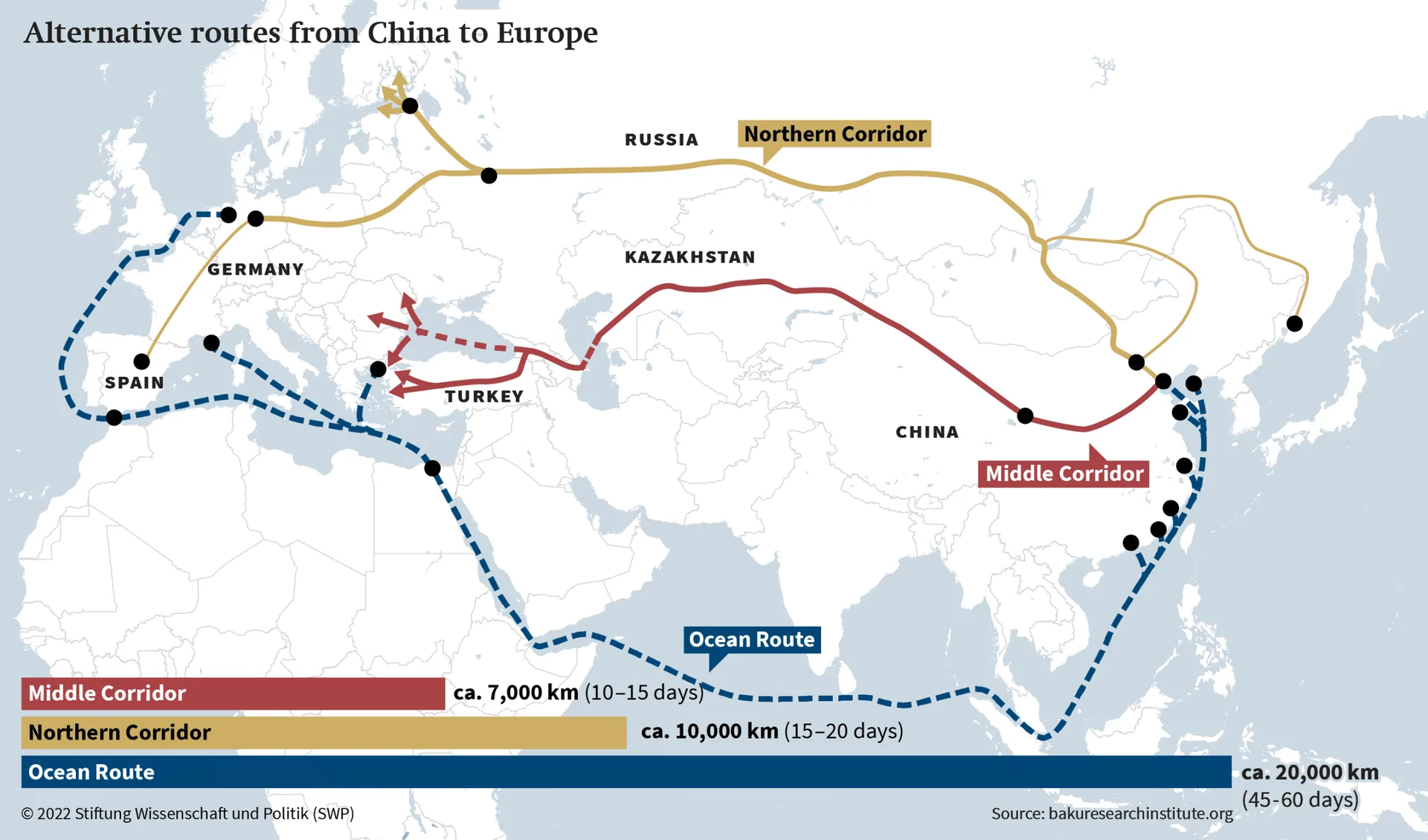 a map of the Belt and Road Initiative routes